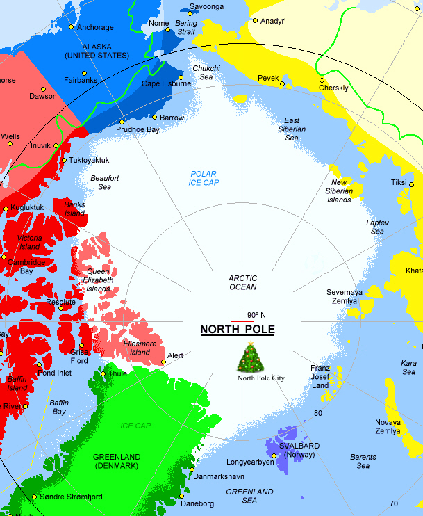 north pole map santa What Is Santa Claus S Address Mystic Christmas Blog north pole map santa