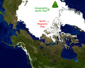 Does Santa Claus Live At The Geographic Or Magnetic North Pole ...