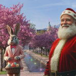 Santa Easter City Bunny 2025