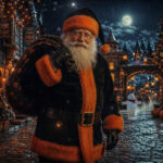 North Pole City Santa Claus Frosty Halloween