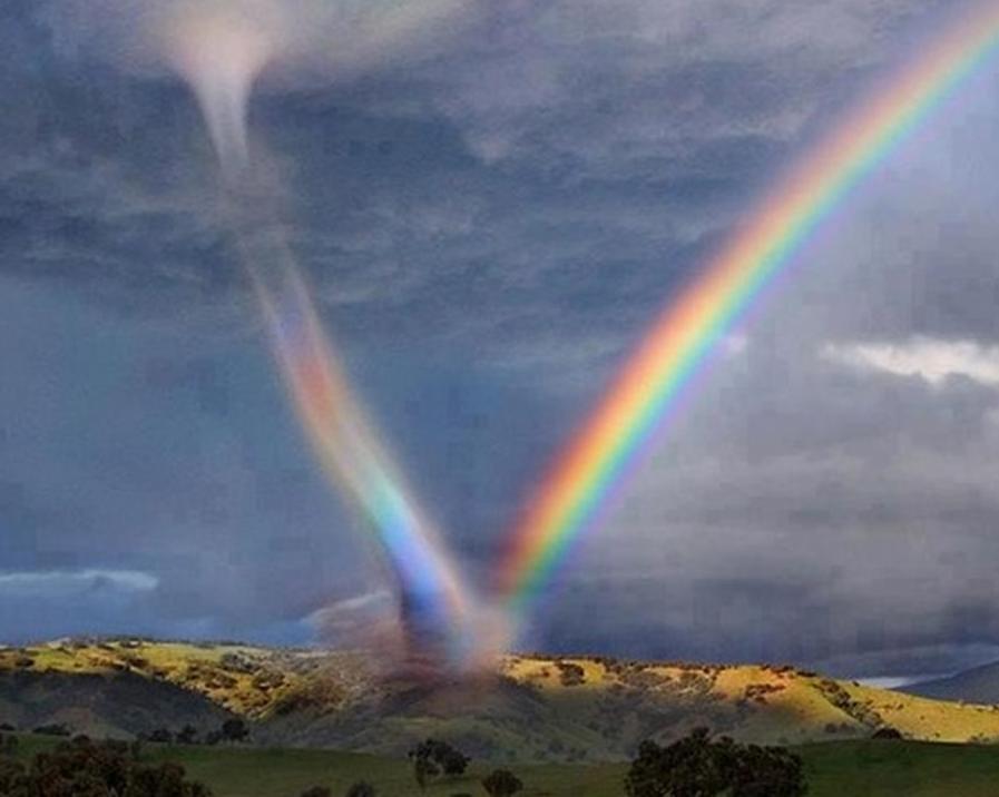 Supernatural Tornado Rainbow