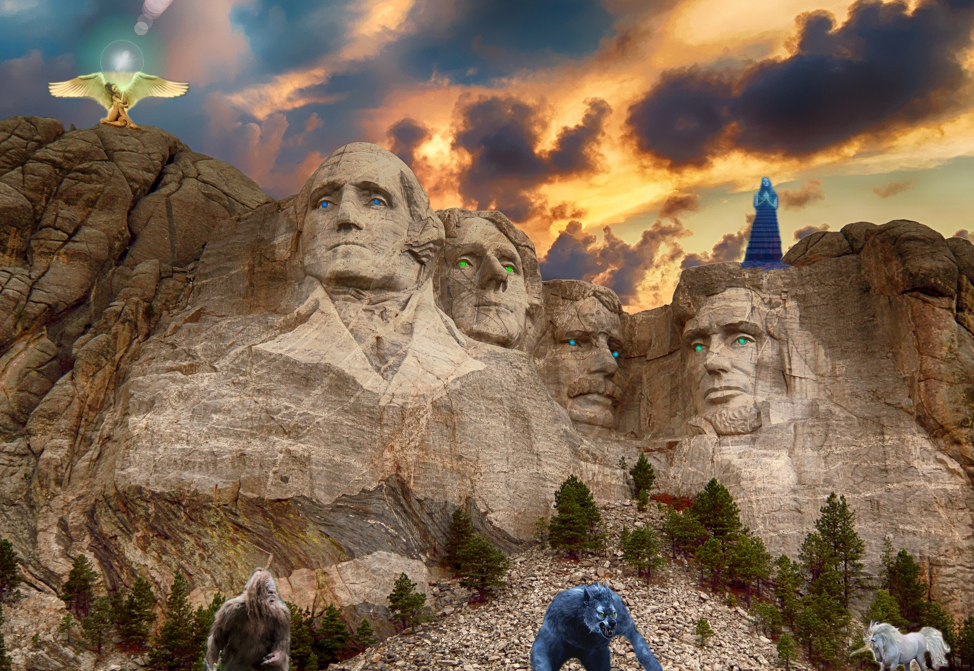 The Supernatural Presidents Of The United States On Mount Rushmore!