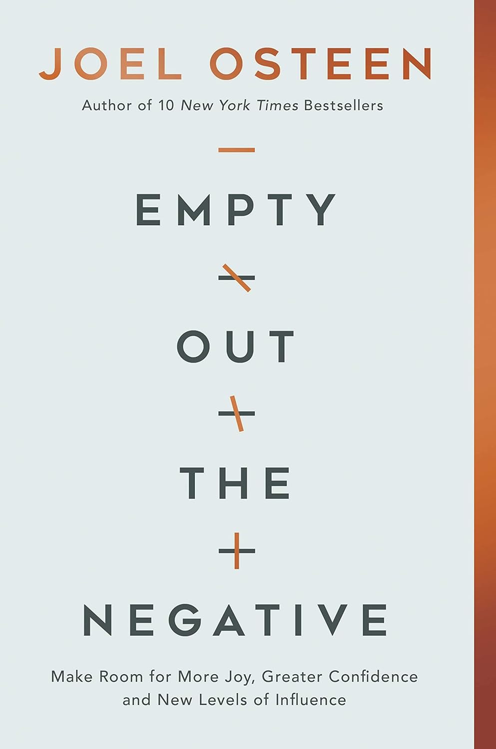 Empty Out The Negative By Joel Osteen