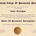 Colorado College Of Paranormal Studies