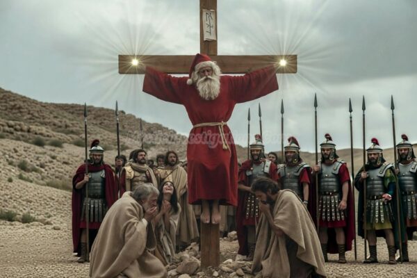 Santa Christ Crucifixtion