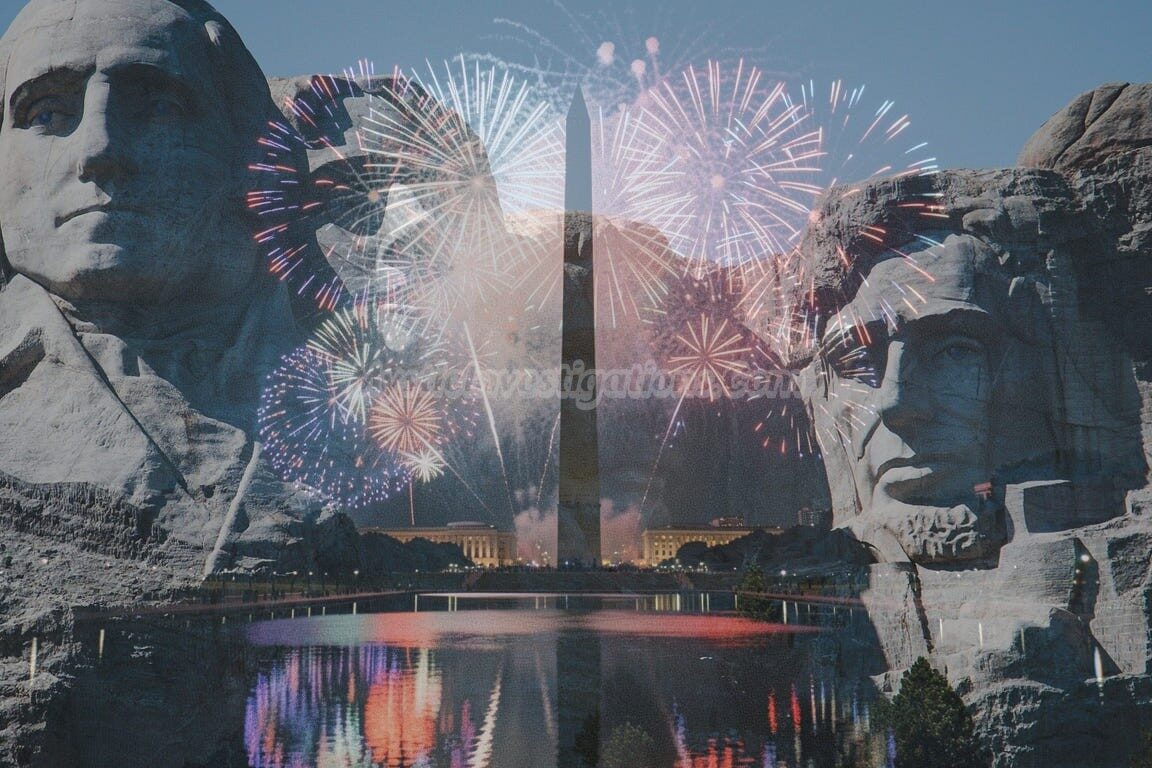 Washington DC Monument Independence Fourth July