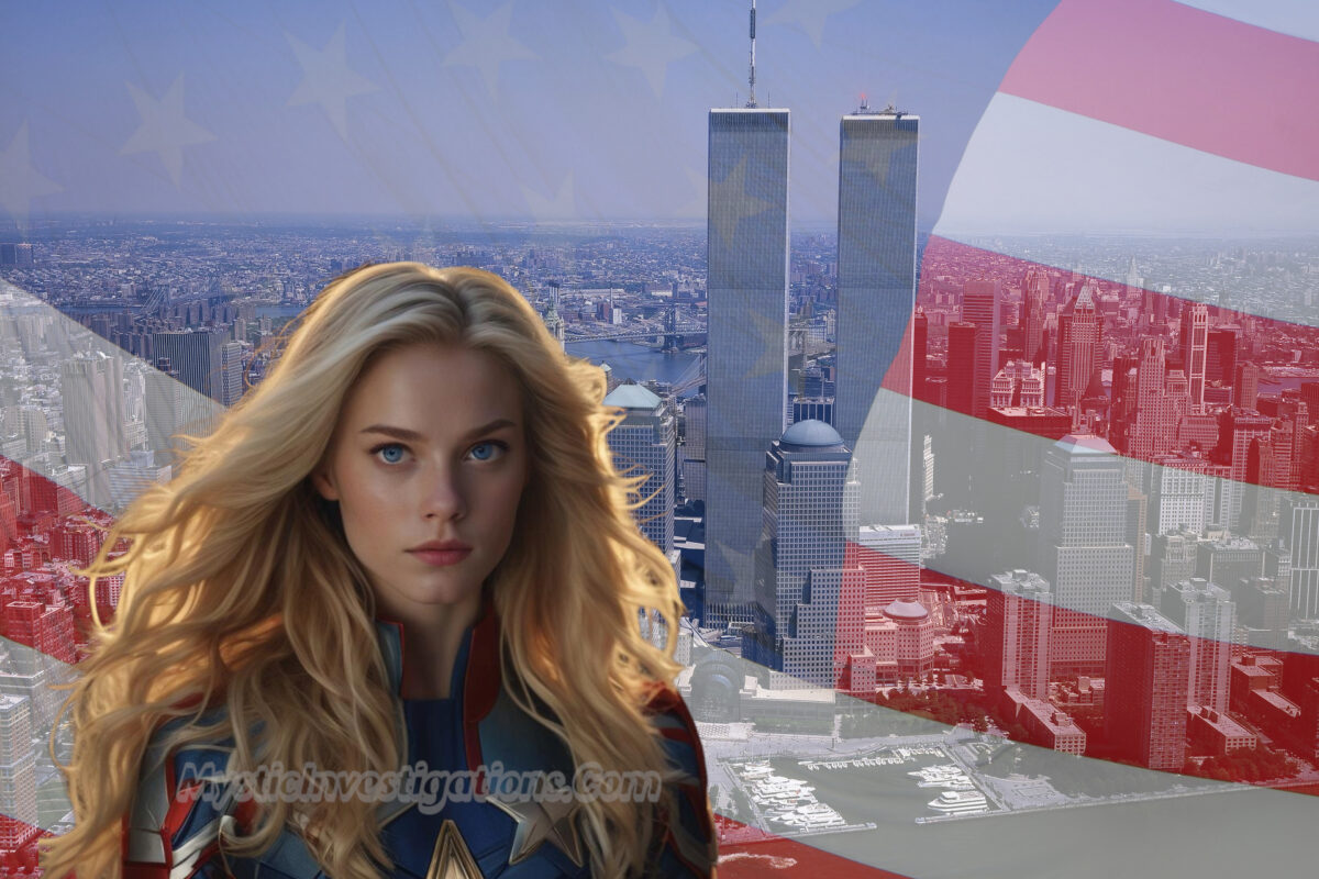 The Superhero Patriot Woman